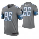 Camiseta NFL Legend Hombre Detroit Lions Mike Daniels Gris Color Rush