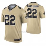 Camiseta NFL Legend Hombre New Orleans Saints 22 Chauncey Gardner Johnson Inverted Oro
