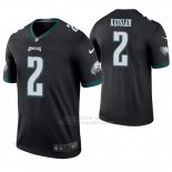 Camiseta NFL Legend Hombre Philadelphia Eagles Cody Kessler Negro Color Rush