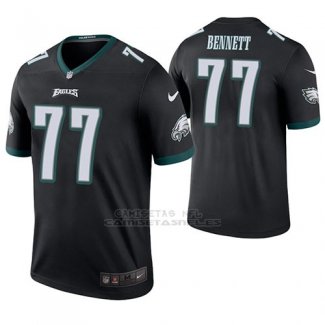 Camiseta NFL Legend Hombre Philadelphia Eagles Michael Bennett Negro Color Rush
