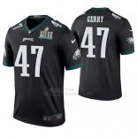 Camiseta NFL Legend Hombre Philadelphia Eagles Nathan Gerry Negro Super Bowl Lii Champions Color Rush