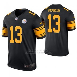 Camiseta NFL Legend Hombre Pittsburgh Steelers James Washington Negro Color Rush