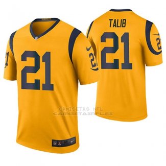 Camiseta NFL Legend Hombre St Louis Rams Aqib Talib Oro Color Rush