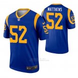 Camiseta NFL Legend Los Angeles Rams Clay Matthews Azul
