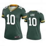 Camiseta NFL Legend Mujer Green Bay Packers Jordan Love Verde