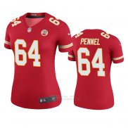 Camiseta NFL Legend Mujer Kansas City Chiefs Mike Pennel Rojo Color Rush