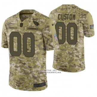 Camiseta NFL Limited Arizona Cardinals Personalizada 2018 Salute To Service Verde