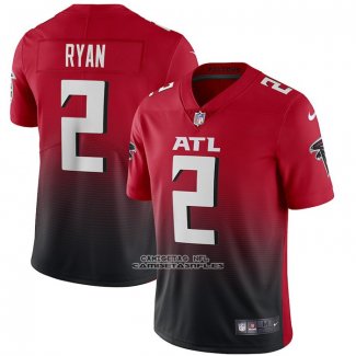 Camiseta NFL Limited Atlanta Falcons Matt Ryan 2nd Alterno Vapor Rojo