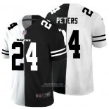 Camiseta NFL Limited Baltimore Ravens Peters White Black Split