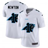 Camiseta NFL Limited Carolina Panthers Newton Logo Dual Overlap Blanco