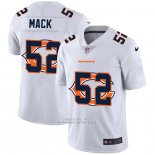 Camiseta NFL Limited Chicago Bears Mack Logo Dual Overlap Blanco