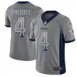 Camiseta NFL Limited Dallas Cowboys Prescott Rush Drift Fashion Gris