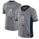 Camiseta NFL Limited Dallas Cowboys Prescott Rush Drift Fashion Gris