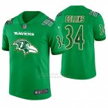 Camiseta NFL Limited Hombre Baltimore Ravens Alex Collins St. Patrick's Day Verde