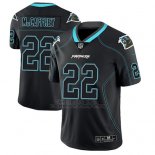 Camiseta NFL Limited Hombre Carolina Panthers Christian Mccaffrey Negro Color Rush 2018 Lights Out