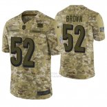 Camiseta NFL Limited Hombre Cincinnati Bengals Preston Brown Camuflaje 2018 Salute To Service