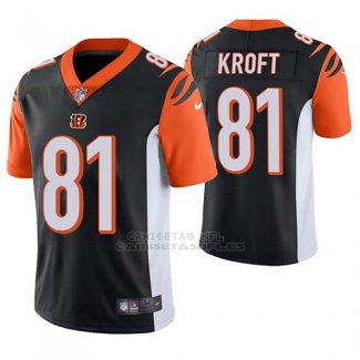 Camiseta NFL Limited Hombre Cincinnati Bengals Tyler Kroft Negro Vapor Untouchable