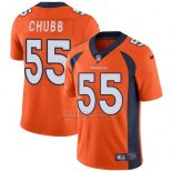 Camiseta NFL Limited Hombre Denver Broncos 55 Bradley Chubb Naranja Stitched Vapor Untouchable