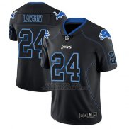 Camiseta NFL Limited Hombre Detroit Lions Nevin Lawson Negro Color Rush 2018 Lights Out