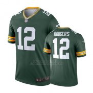 Camiseta NFL Limited Hombre Green Bay Packers Aaron Rodgers Verde Legend