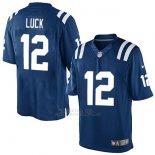 Camiseta NFL Limited Hombre Indianapolis Colts 12 Luck Azul