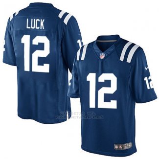 Camiseta NFL Limited Hombre Indianapolis Colts 12 Luck Azul