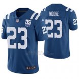 Camiseta NFL Limited Hombre Indianapolis Colts Kenny Moore Azul 35th Anniversary Vapor Untouchable