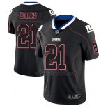 Camiseta NFL Limited Hombre New York Giants Landon Collins Negro Color Rush 2018 Lights Out