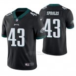 Camiseta NFL Limited Hombre Philadelphia Eagles Darren Sproles Negro Vapor Untouchable