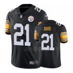 Camiseta NFL Limited Hombre Pittsburgh Steelers Sean Davis Negro Vapor Untouchable Throwback