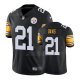 Camiseta NFL Limited Hombre Pittsburgh Steelers Sean Davis Negro Vapor Untouchable Throwback