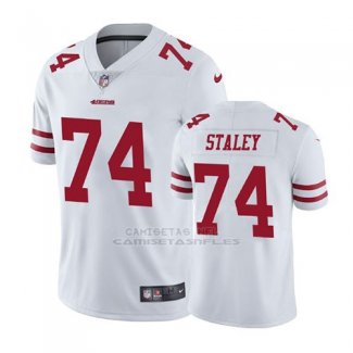 Camiseta NFL Limited Hombre San Francisco 49ers Joe Staley Blanco Vapor Untouchable