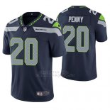 Camiseta NFL Limited Hombre Seattle Seahawks Rashaad Penny Azul Vapor Untouchable