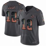 Camiseta NFL Limited Indianapolis Colts Luck Retro Flag Negro