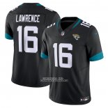 Camiseta NFL Limited Jacksonville Jaguars Trevor Lawrence Vapor F.U.S.E. Negro