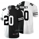 Camiseta NFL Limited Los Angeles Rams Ramsey White Black Split