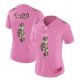 Camiseta NFL Limited Mujer Oakland Raiders 4 Derek Carr Rosa 2017 Vapor Untouchable