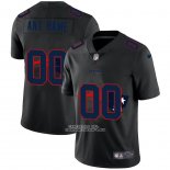 Camiseta NFL Limited New England Patriots 10 Personalizada Logo Dual Overlap Negro