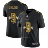Camiseta NFL Limited New Orleans Saints Bress Logo Dual Overlap Negro