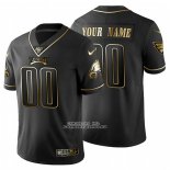 Camiseta NFL Limited Philadelphia Eagles Personalizada Golden Edition Negro