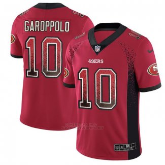 Camiseta NFL Limited San Francisco 49ers Garoppolo Rush Drift Fashion Rojo