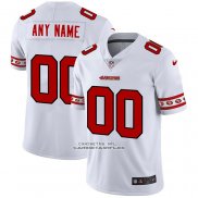 Camiseta NFL Limited San Francisco 49ers Personalizada Team Logo Fashion Blanco