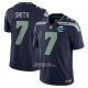 Camiseta NFL Limited Seattle Seahawks Geno Smith 50th Season Vapor F.U.S.E. Azul