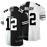 Camiseta NFL Limited Tampa Bay Buccaneers Brady White Black Split