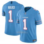 Camiseta NFL Limited Tennessee Titans Cameron Ward Vapor F.U.S.E. Azul Camiseta NFL Limited Tennessee Titans Cameron Ward Vapor F.U.S.E. Azul