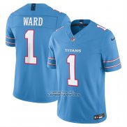 Camiseta NFL Limited Tennessee Titans Cameron Ward Vapor F.U.S.E. Azul