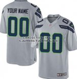 Camiseta NFL Seattle Seahawks Personalizada Gris