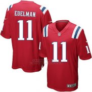 Camiseta New England Patriots Edelman Rojo Nike Game NFL Nino