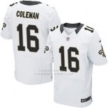 Camiseta New Orleans Saints Coleman Blanco Nike Elite NFL Hombre