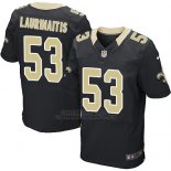 Camiseta New Orleans Saints Laurinaitis Negro Nike Elite NFL Hombre
